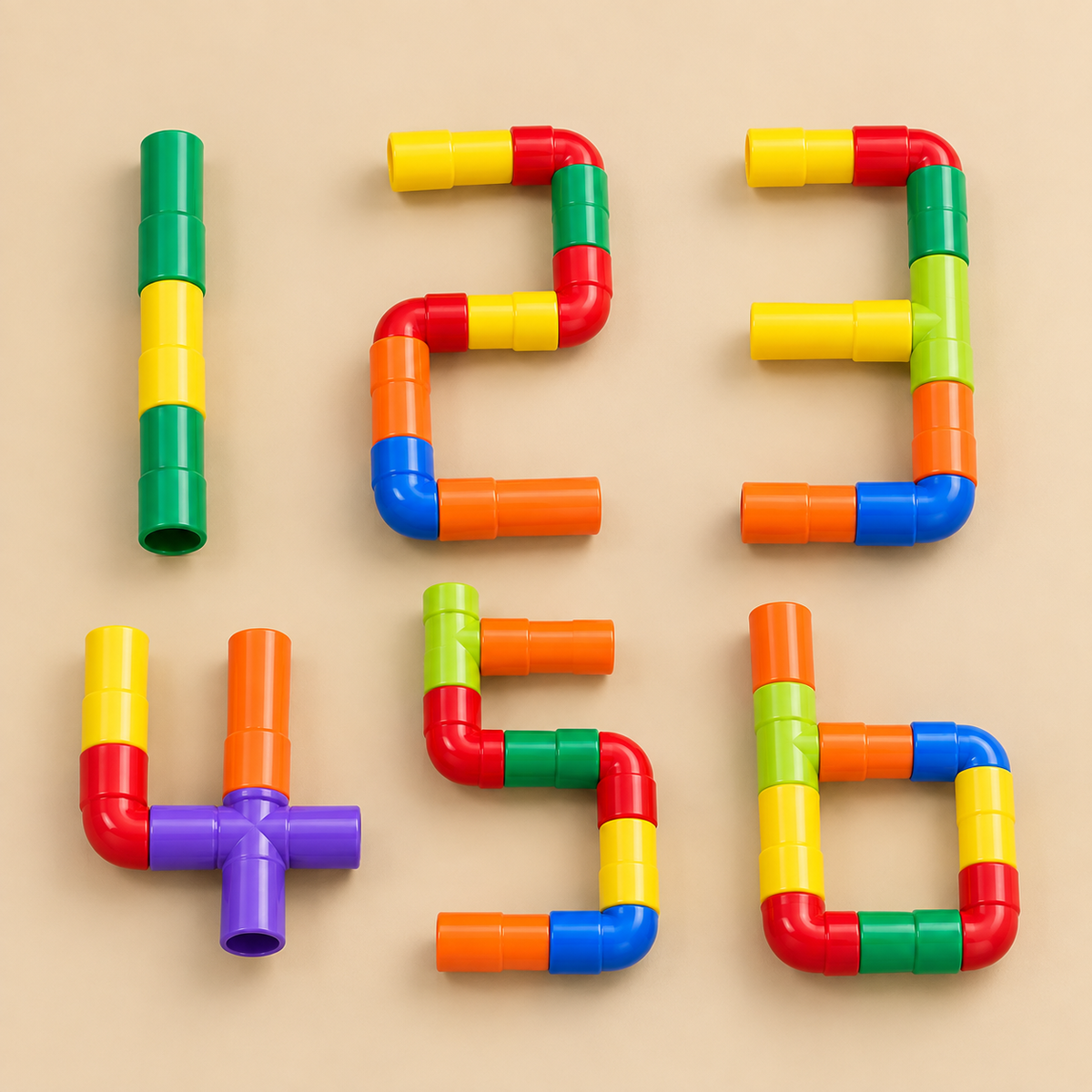 Pipe Blocks Building Set for Kids | Creative Construction & STEM Toy