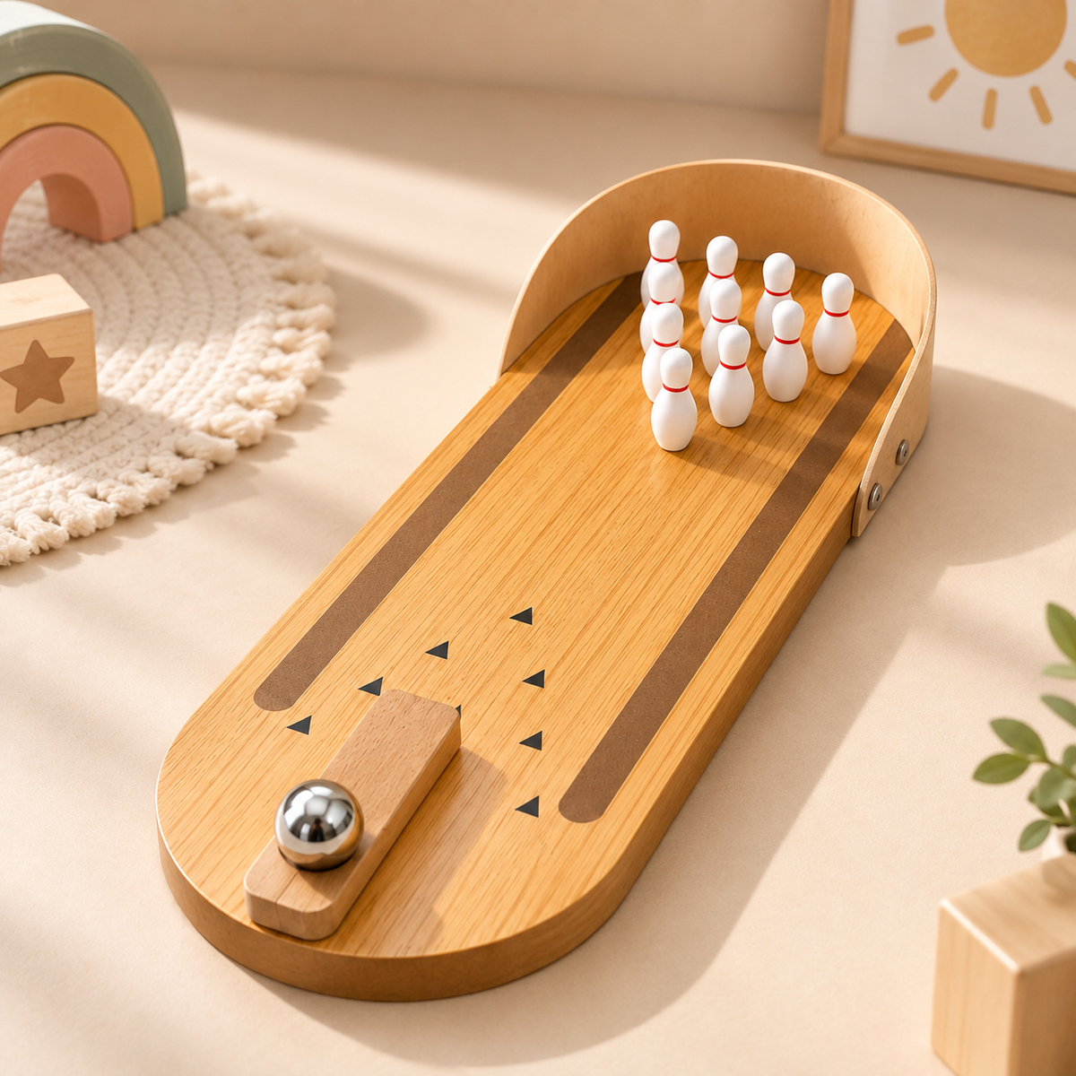 Mini Bowling Set for Kids | Indoor Bowling Game