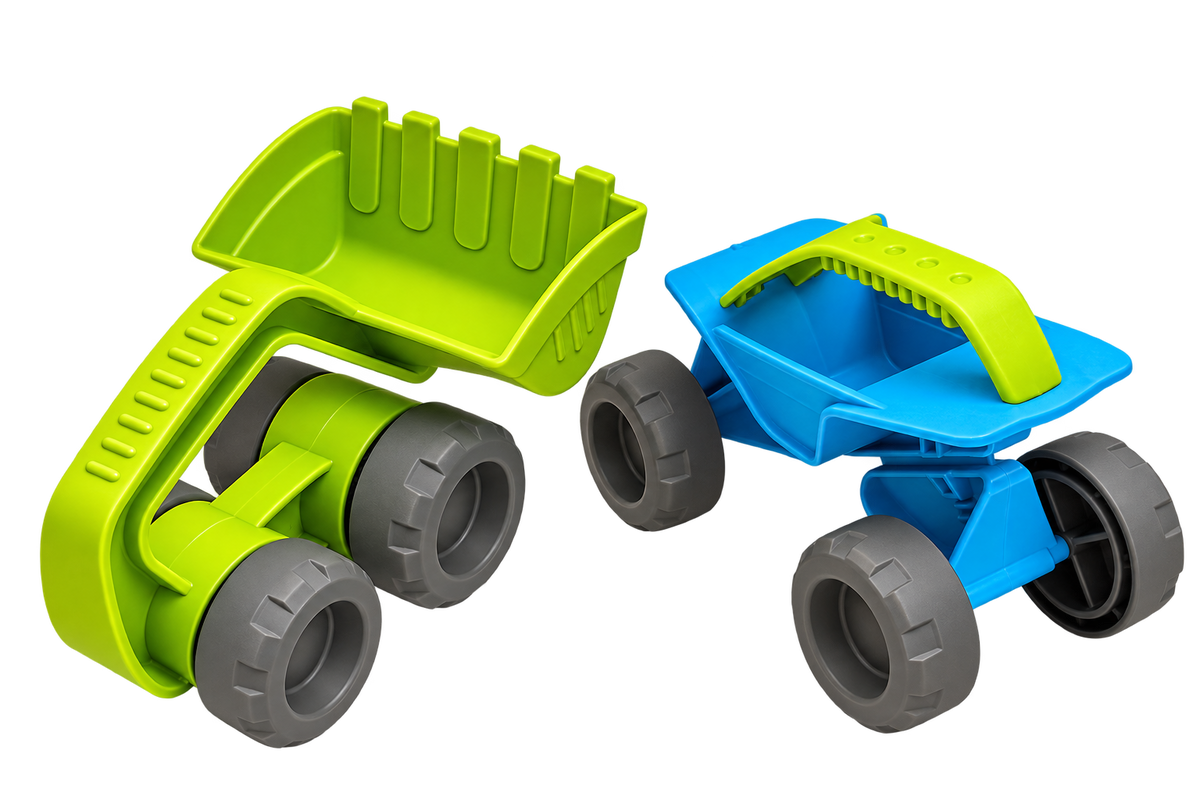 Construction Vehicle Toy Set – 2 Pieces | Durable Fiber Build