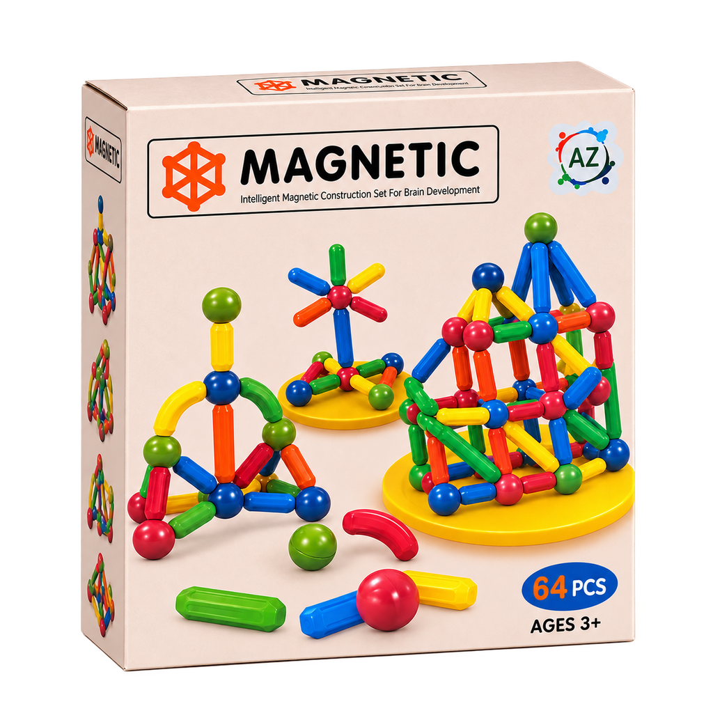 Magnetic Sticks Building Set | 36 PCS & 64 PCS