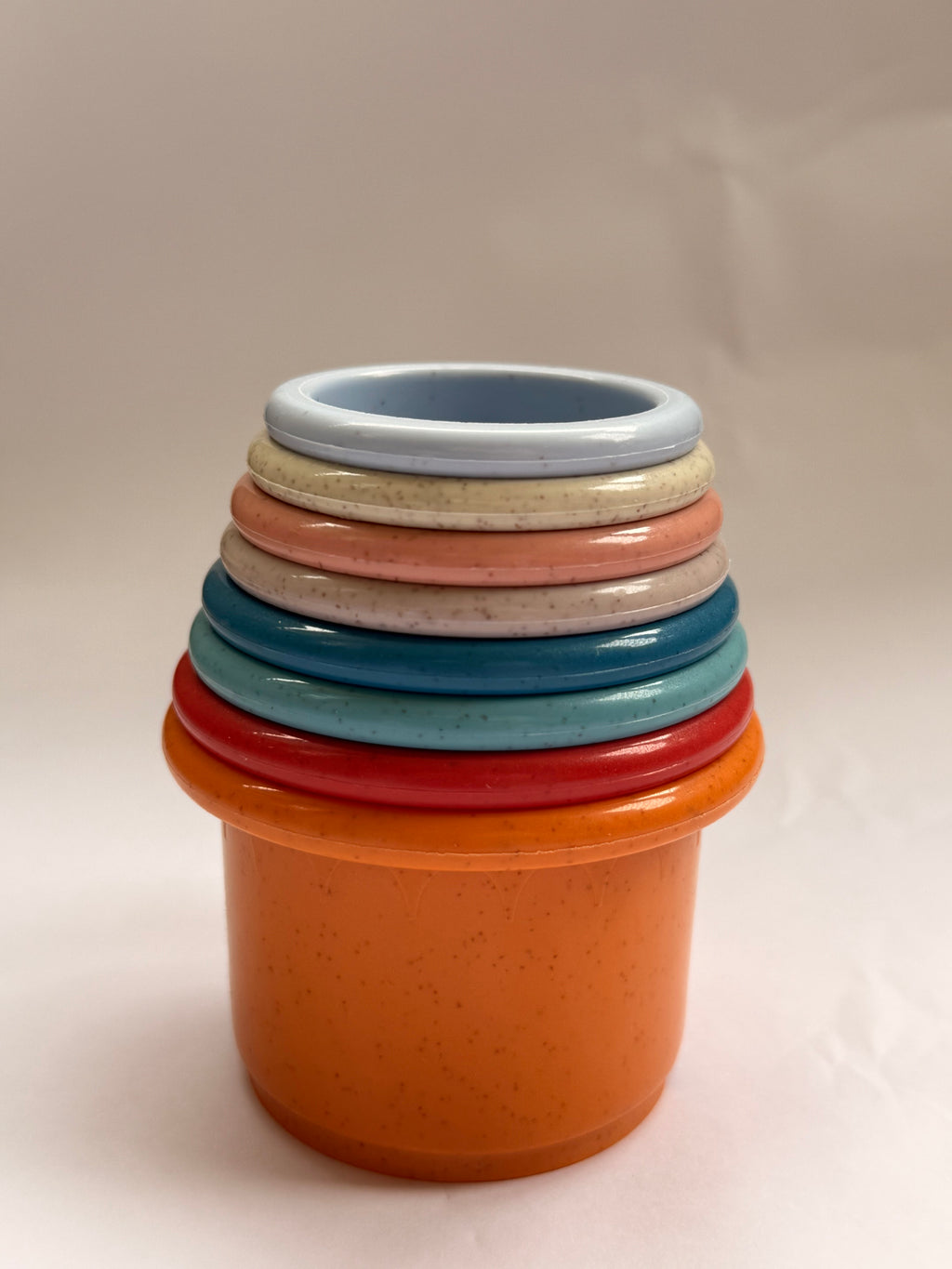 Novino stacking cups nested together showing size progression