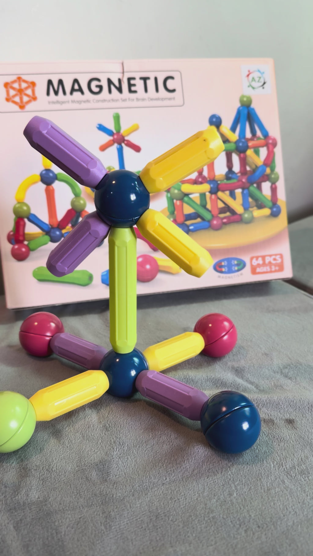 Magnetic Sticks Building Set | 36 PCS & 64 PCS